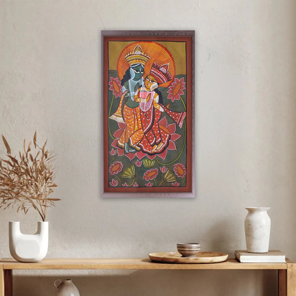 Bengal Pattachitra - Panchi ka shaadi