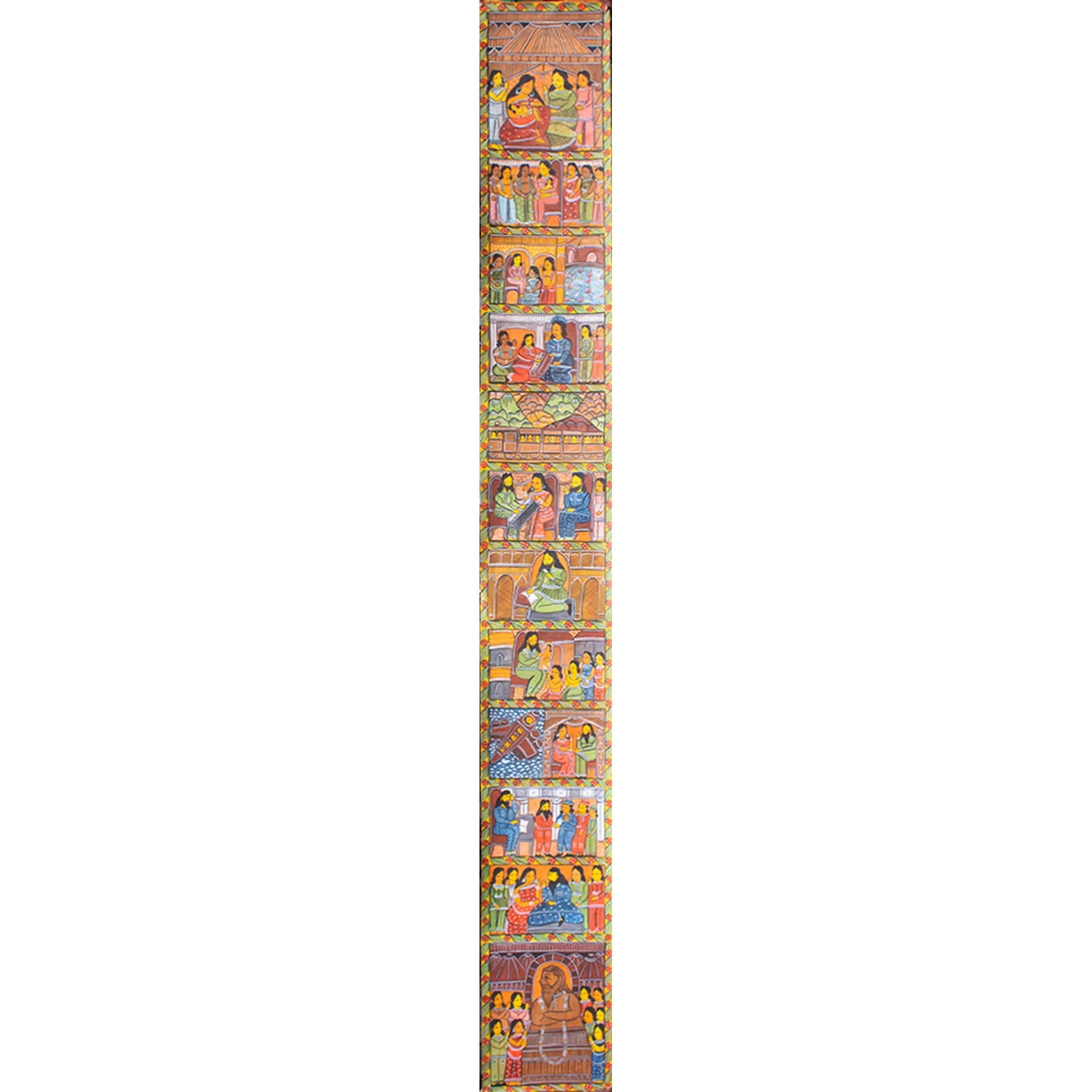 Bengal Pattachitra - Story of Rabindranath Tagore