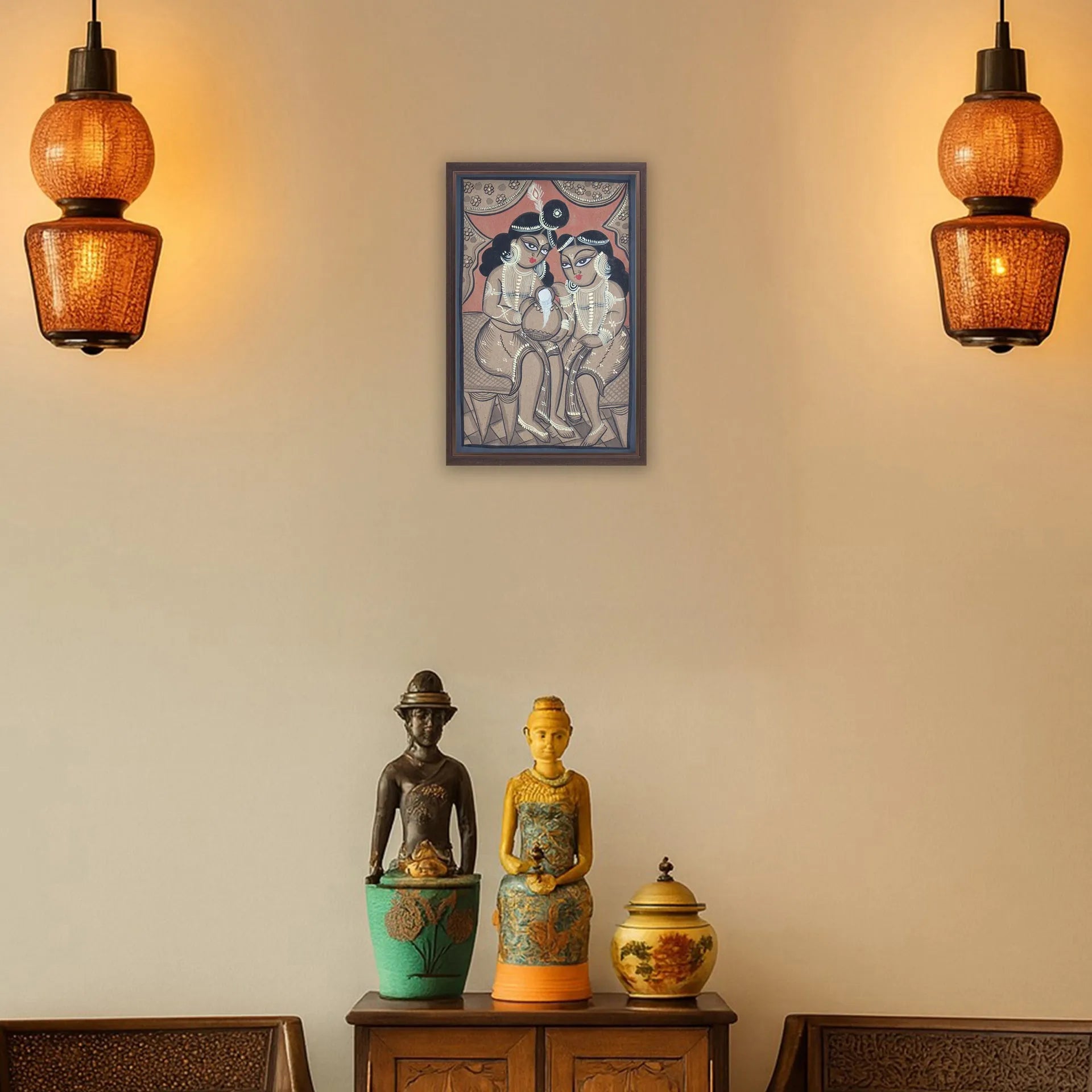 Bengal Pattachitra - Baal Gopal