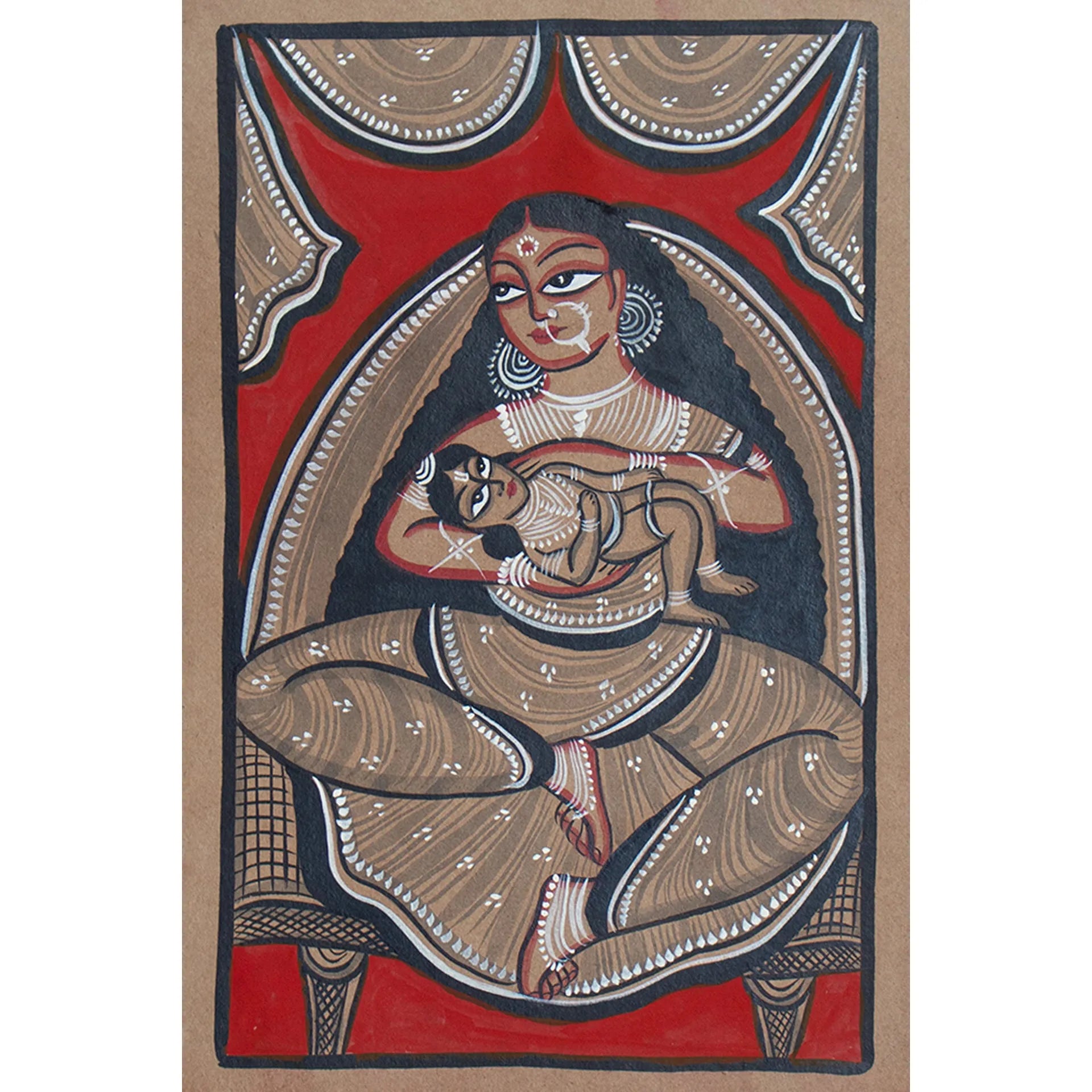 Bengal Pattachitra - Yashoda Maa