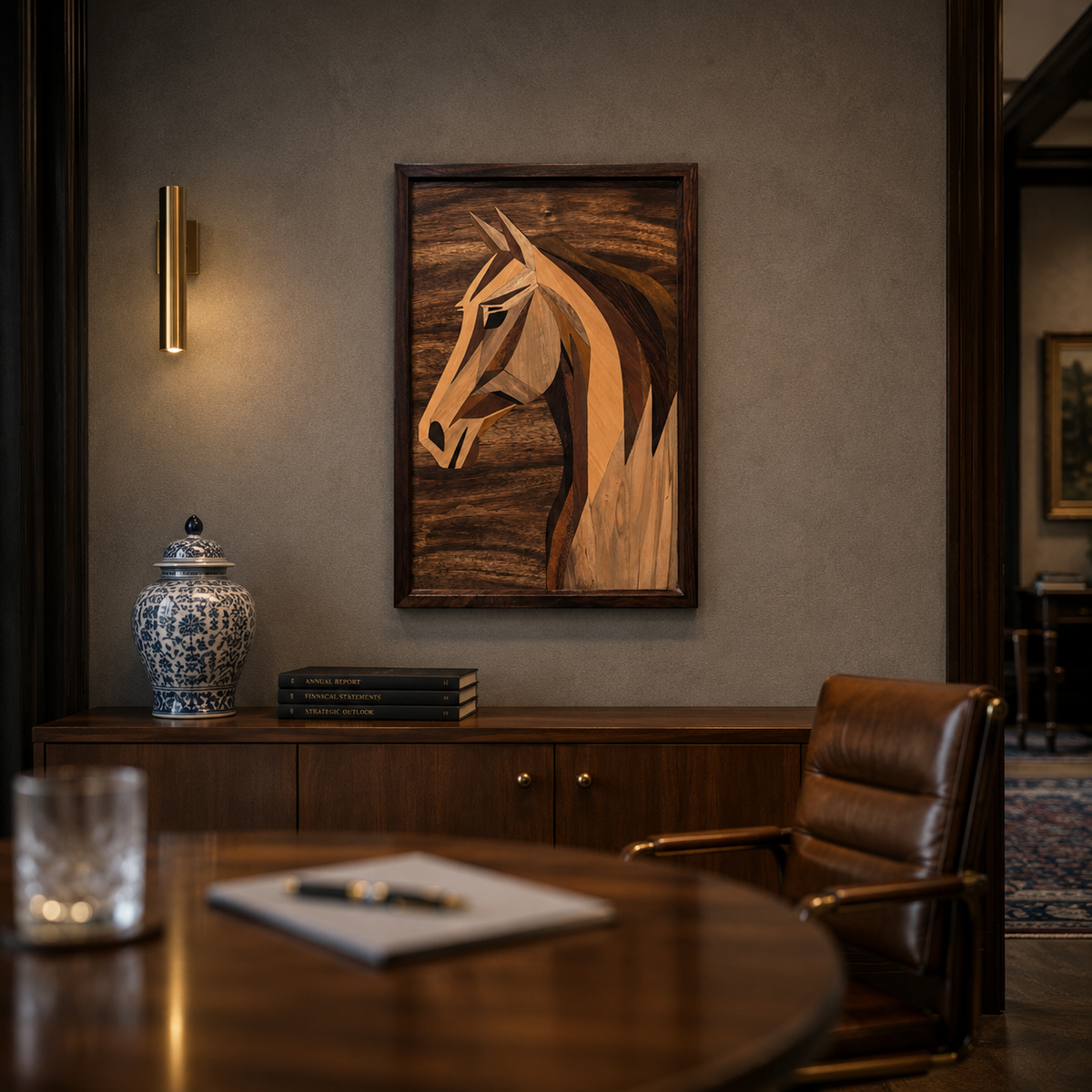 Mysore Rosewood Inlay – The Graceful Horse