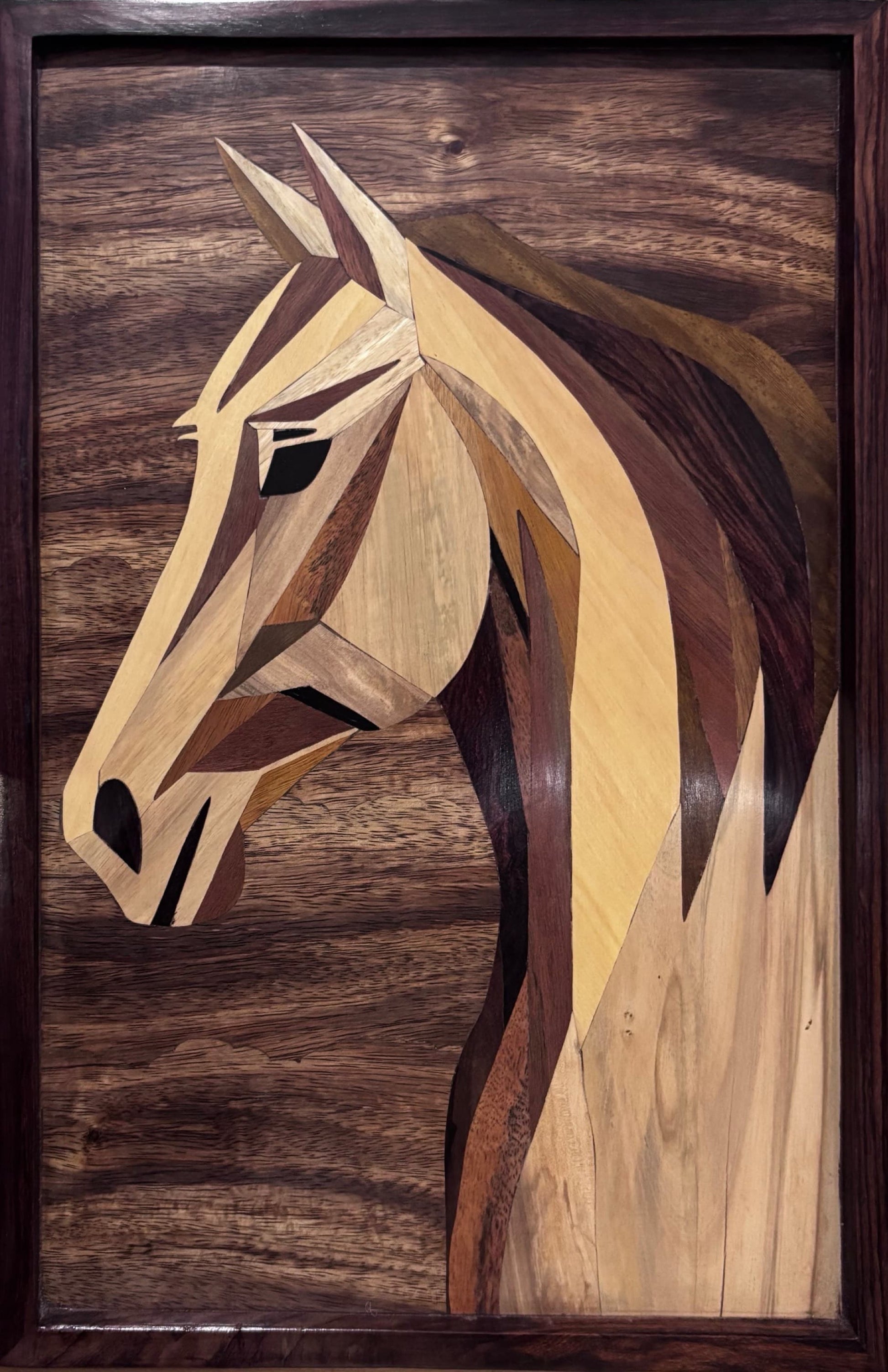 Mysore Rosewood Inlay – The Graceful Horse