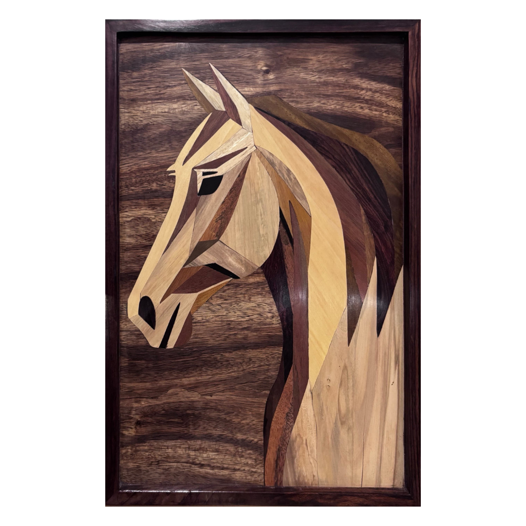 Mysore Rosewood Inlay – The Graceful Horse