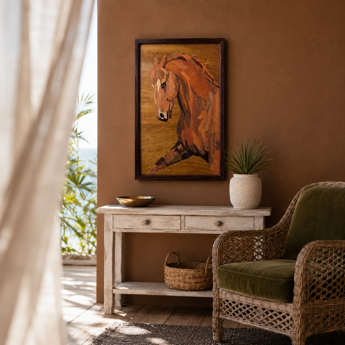 Mysore Rosewood Inlay – The Noble Horse