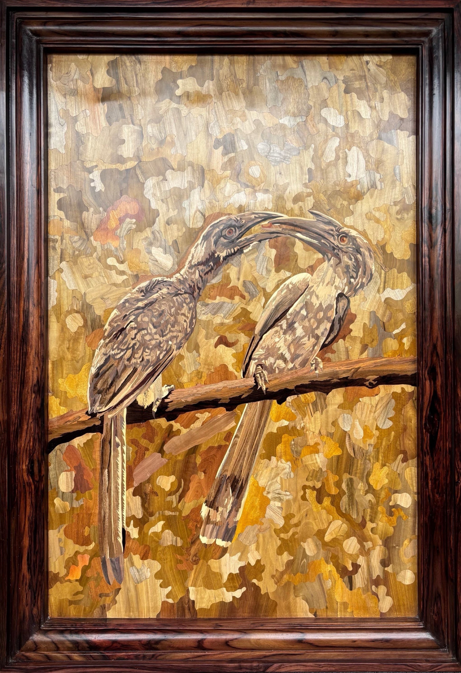 Mysore Rosewood Inlay – The Hornbill Pair