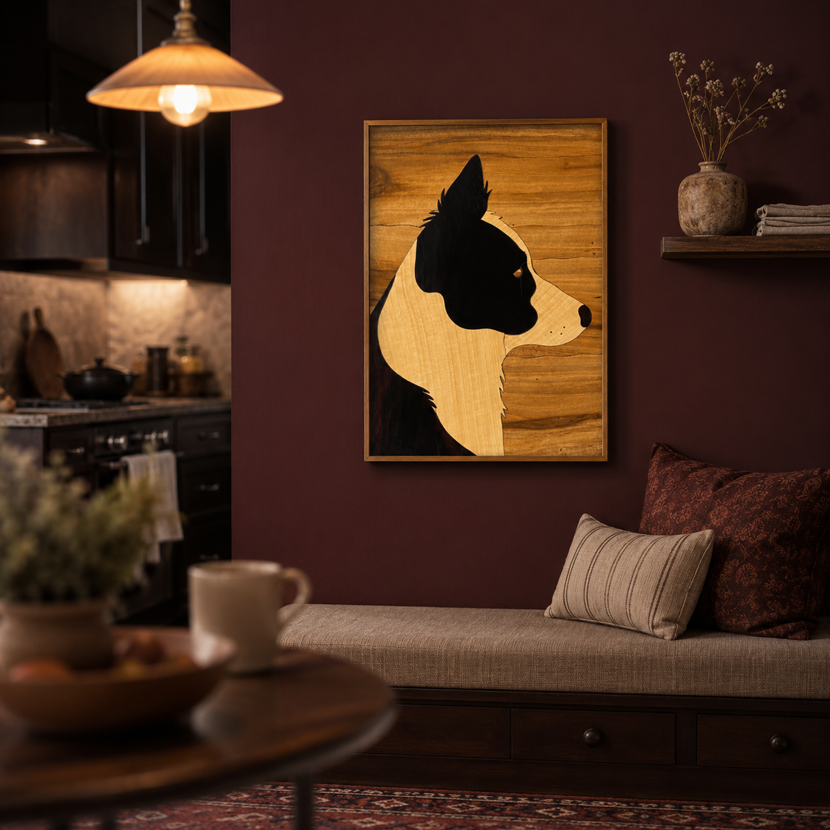Mysore Rosewood Inlay – The Dog