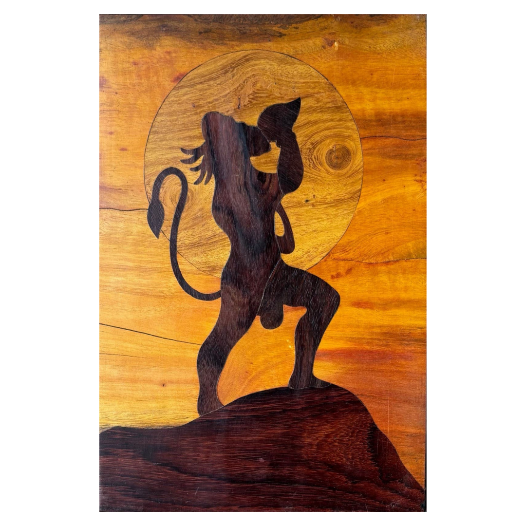 Mysore Rosewood Inlay – Lord Hanuman