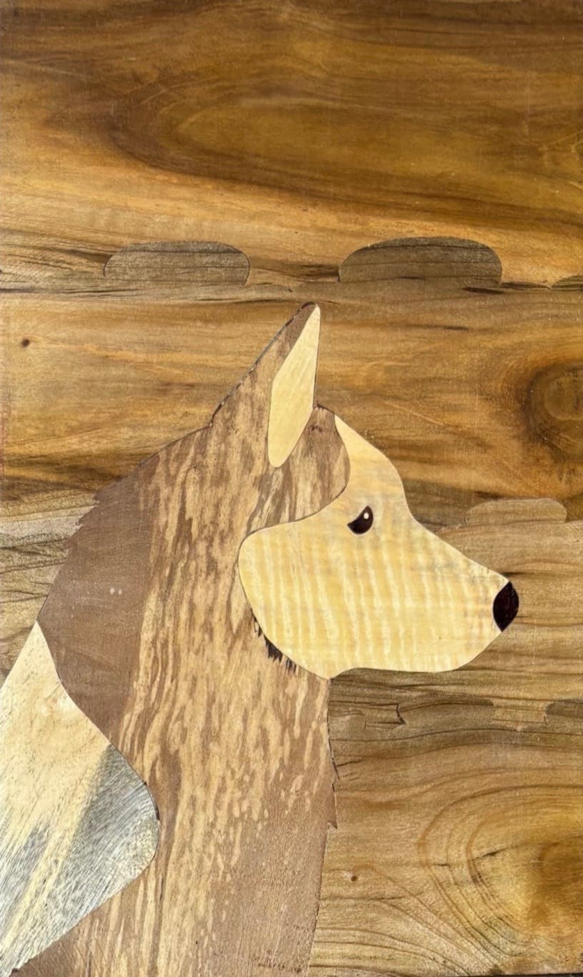 Mysore Rosewood Inlay – Dog