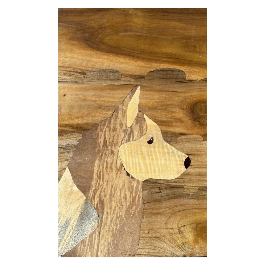 Mysore Rosewood Inlay – Dog