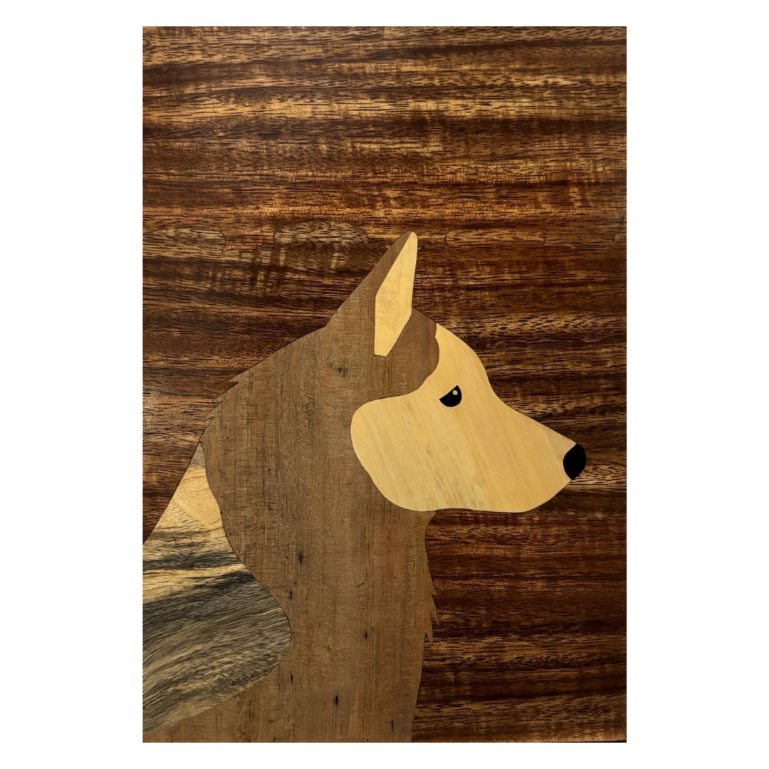 Mysore Rosewood Inlay – Dog