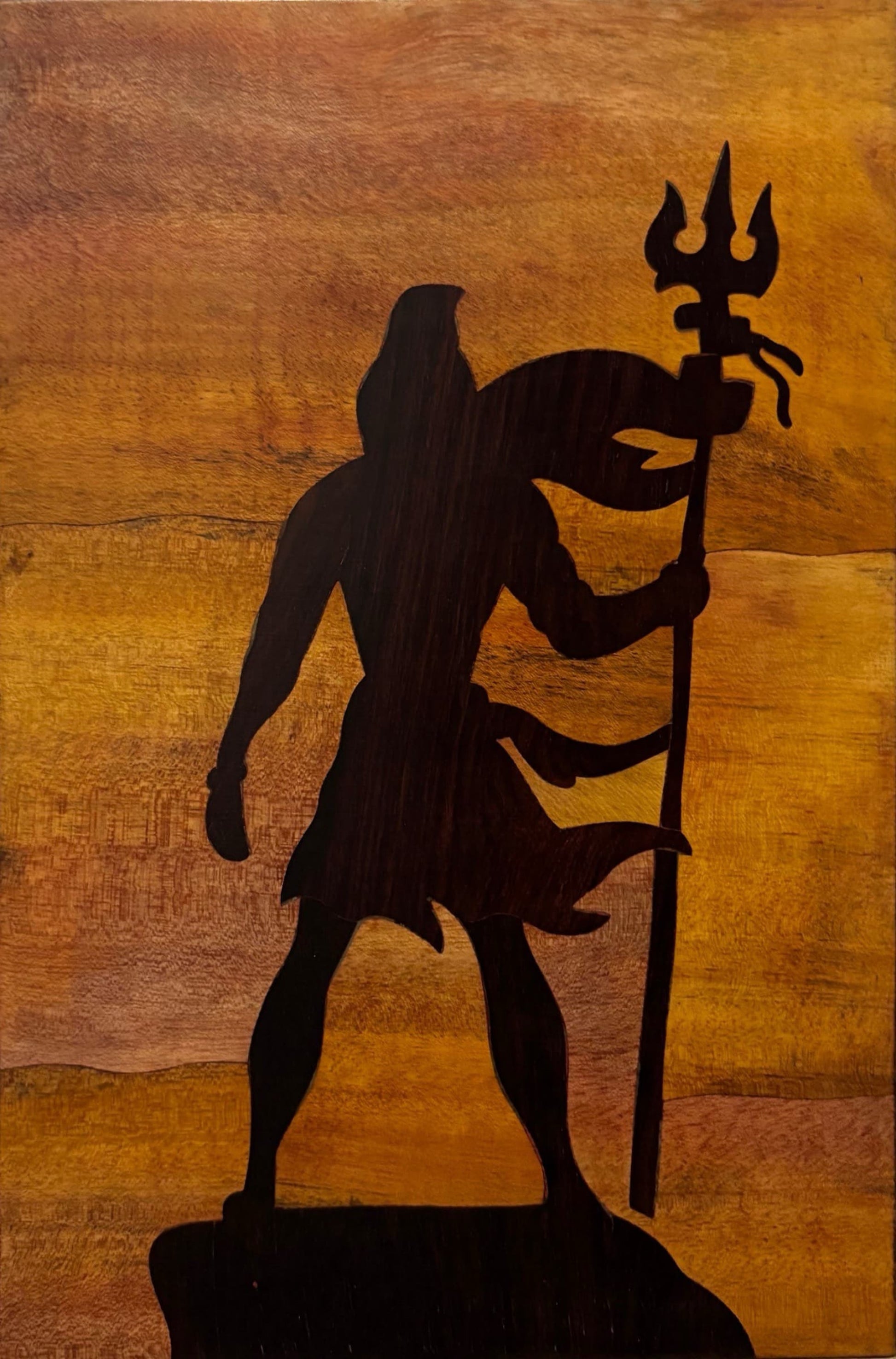 Mysore Rosewood Inlay – Lord Shiva