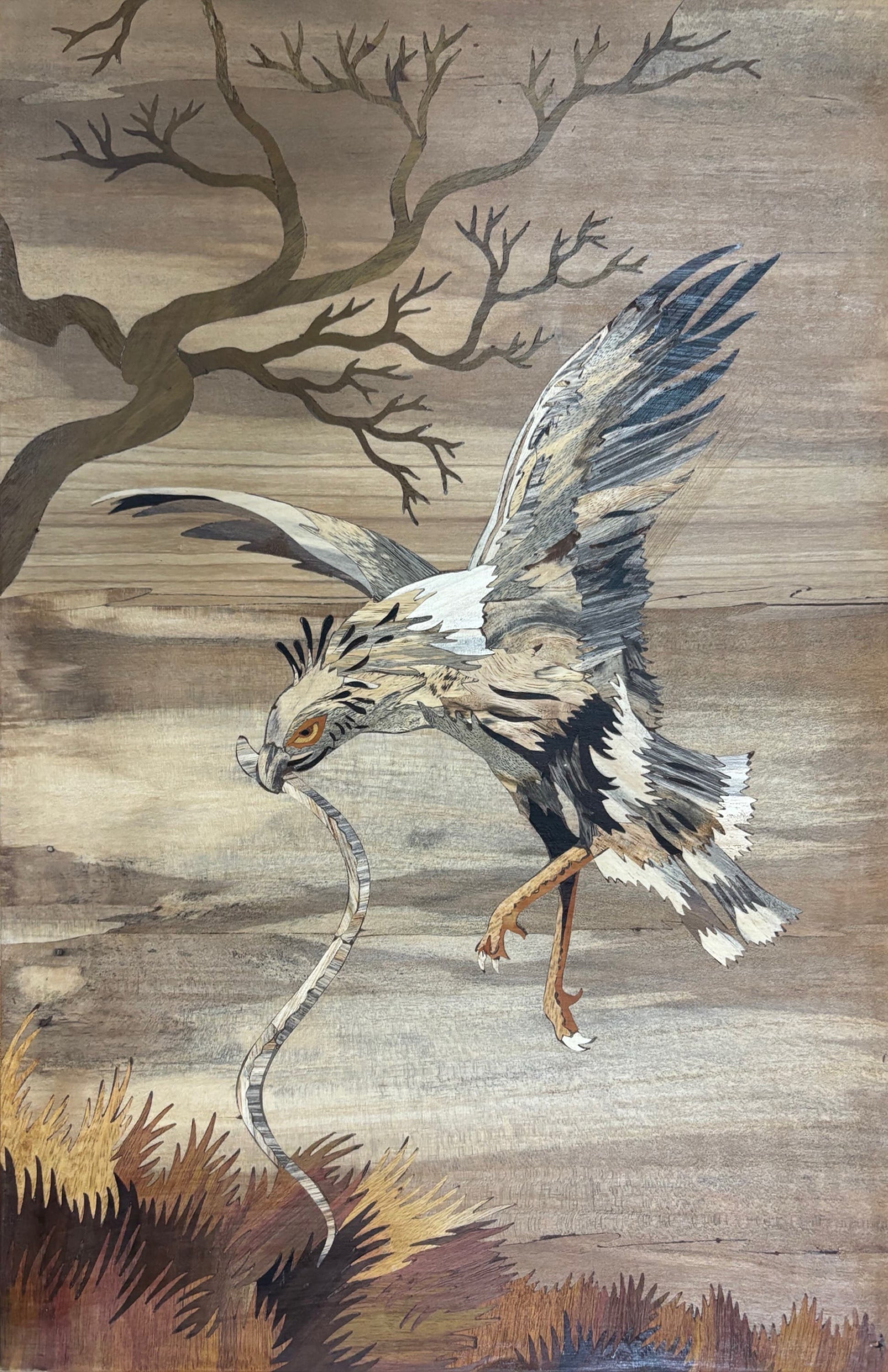 Mysore Rosewood Inlay – Bird in Flight | Masterpiece