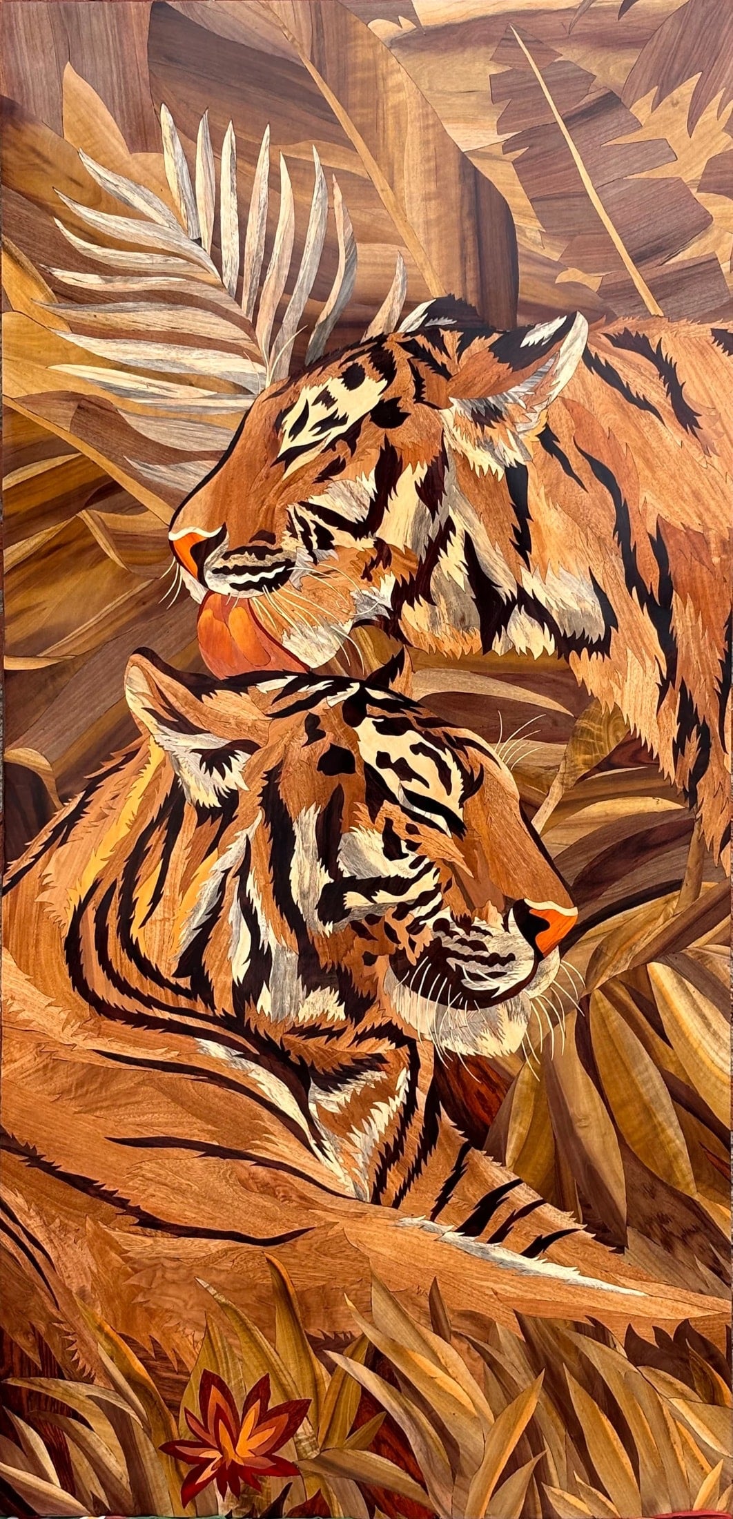 Mysore Rosewood Inlay – Tigers in the Wild