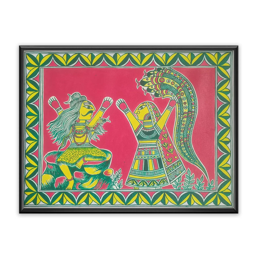 Manjusha - Mansa Devi praying with Siva