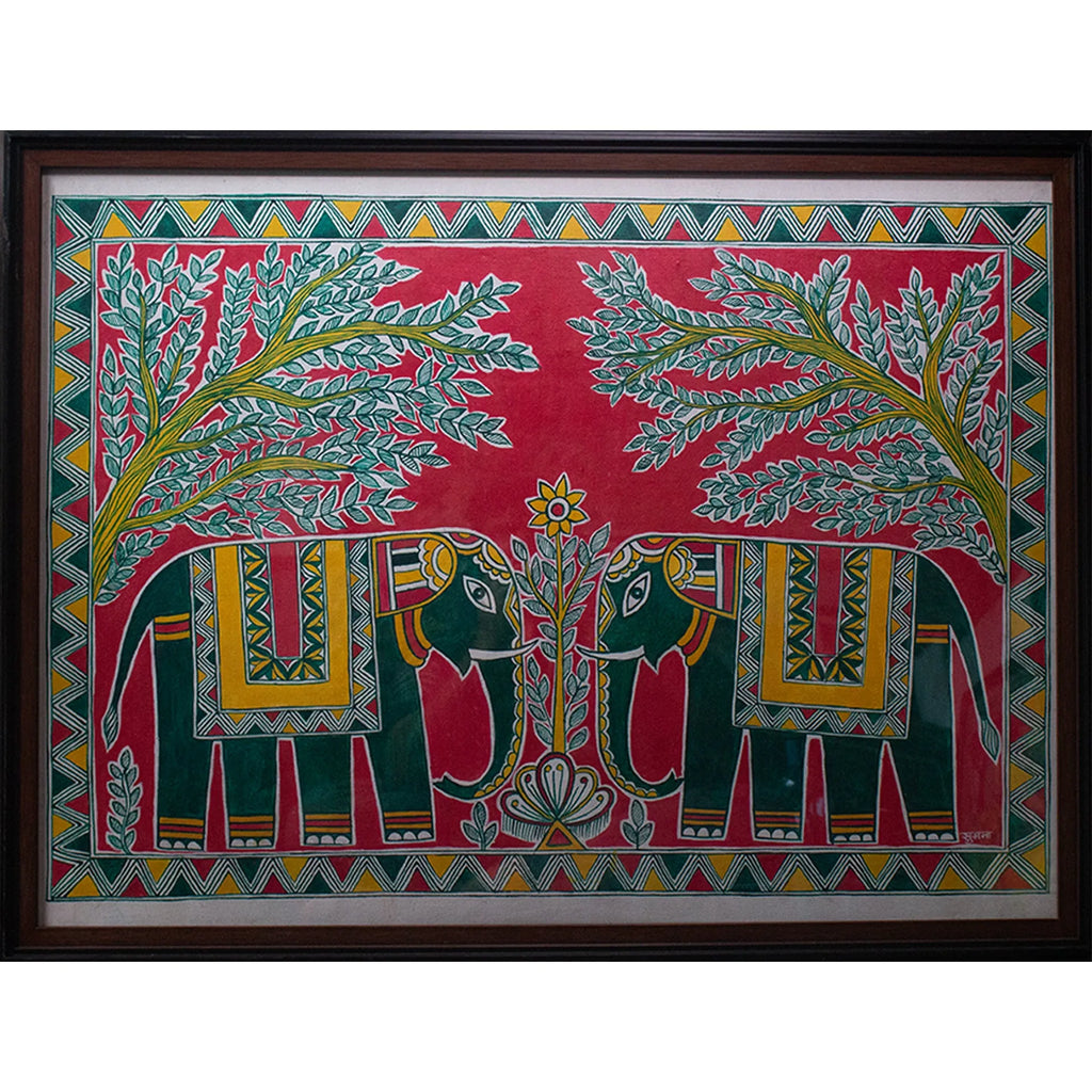 Manjusha - Elephants Representing Prosperity