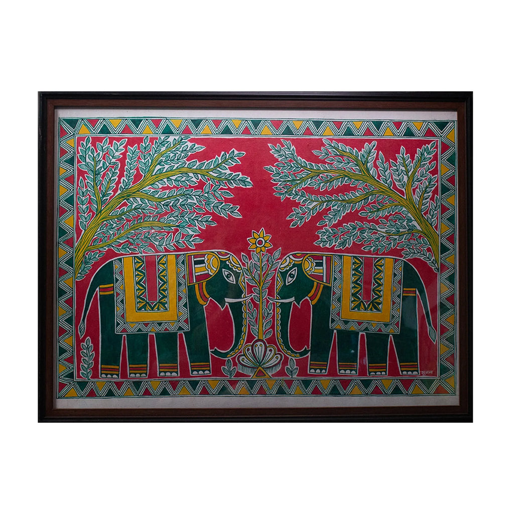 Manjusha - Elephants Representing Prosperity