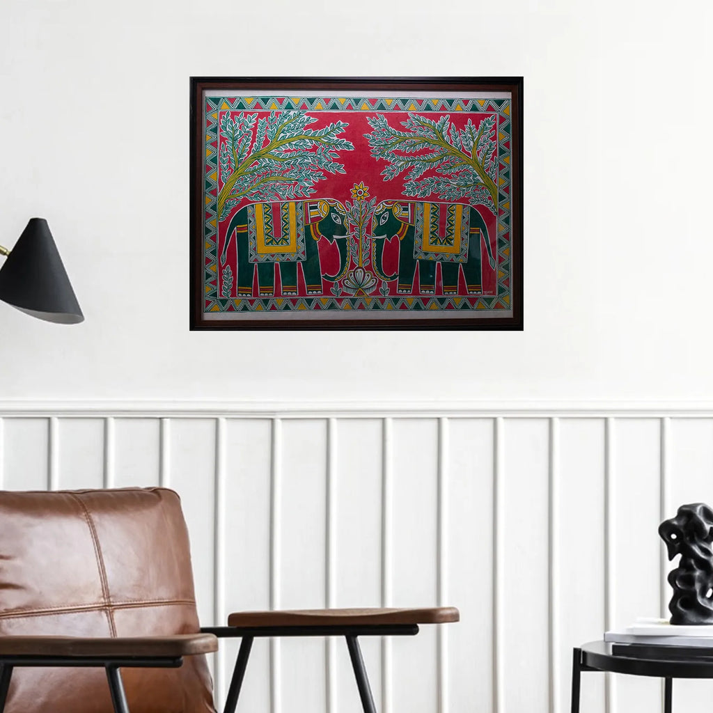 Manjusha - Elephants Representing Prosperity