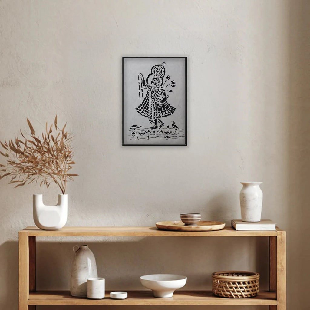 Sanjhi Art - Krishna