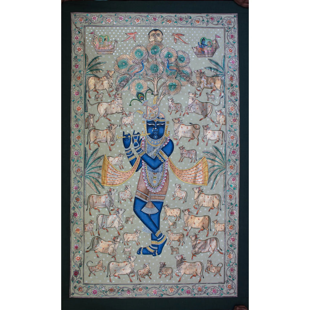 Pichwai Art - Banke Bihari Gopashtmi