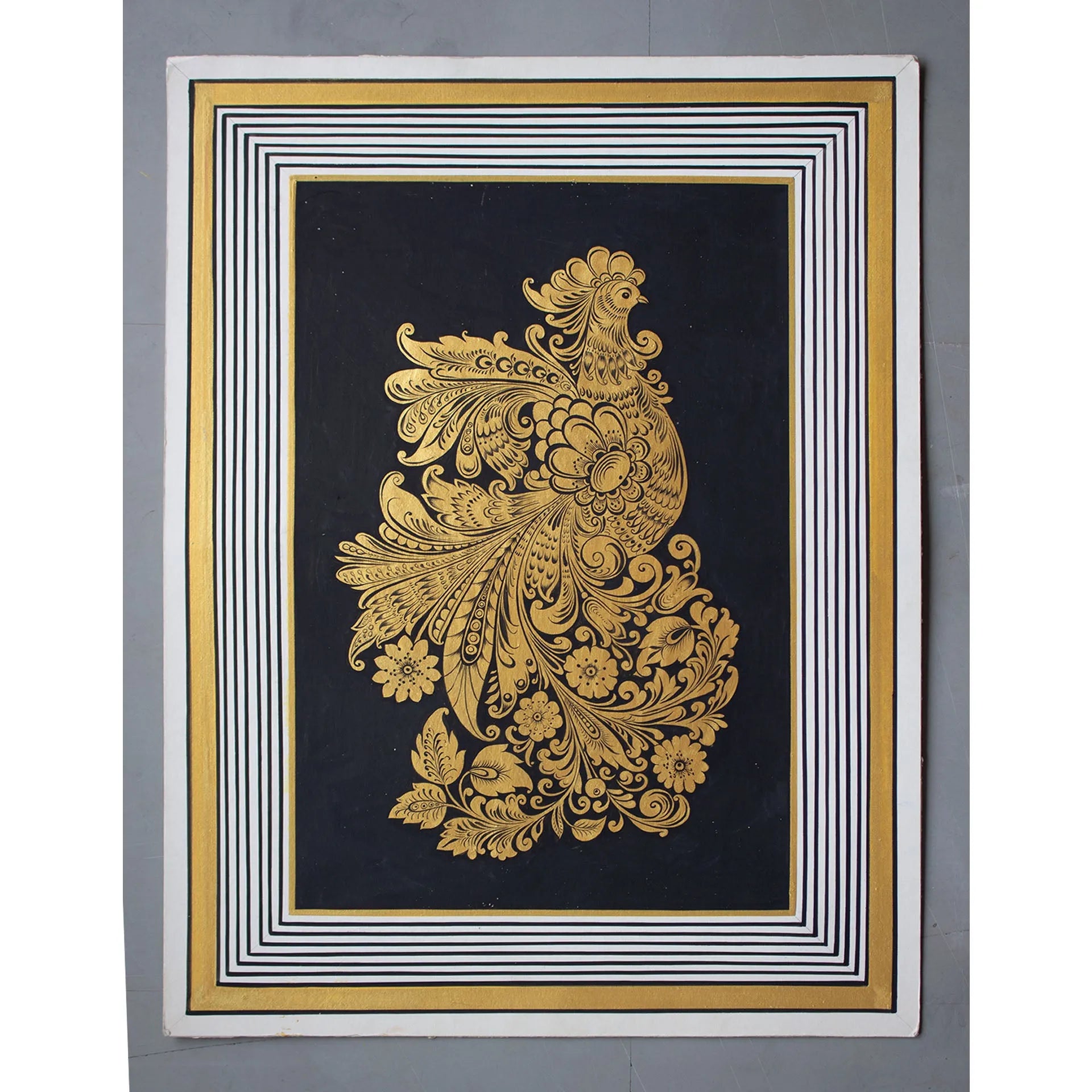 The Golden peacock