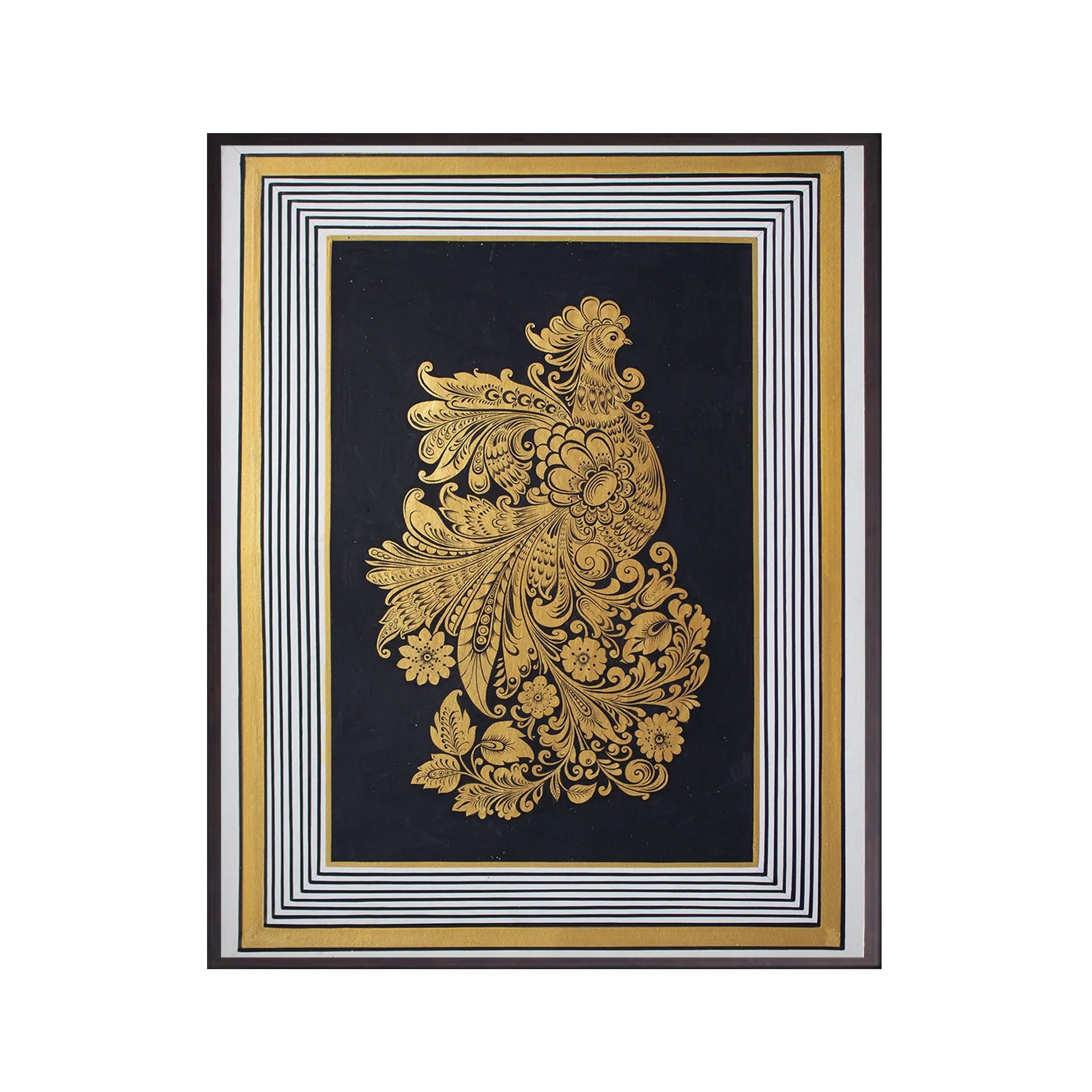 The Golden peacock