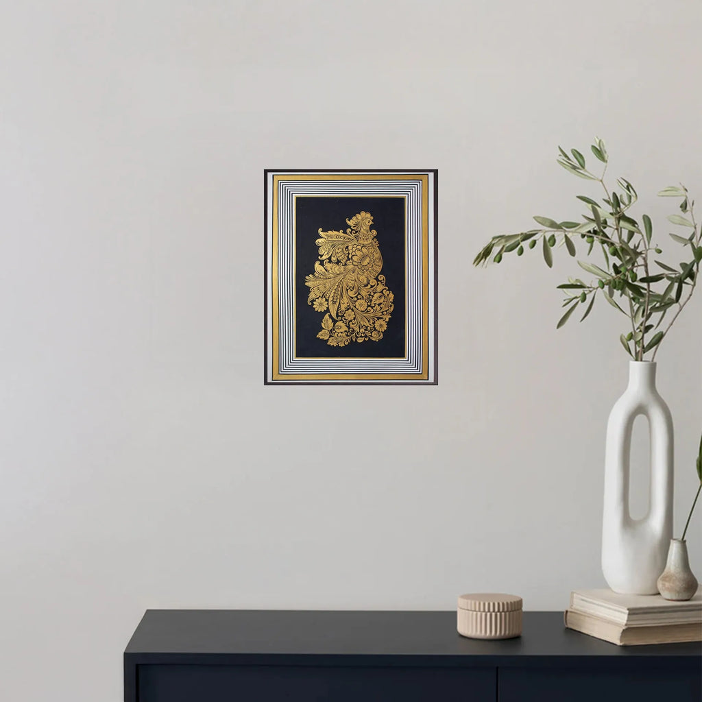 The Golden peacock