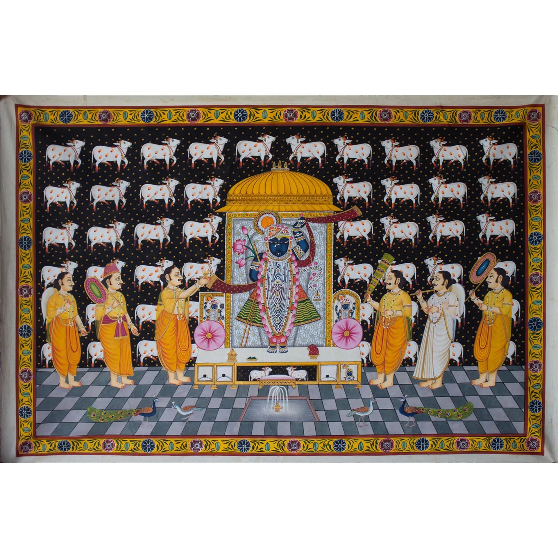 Pichwai Art - Sandhya Aarti Darshan