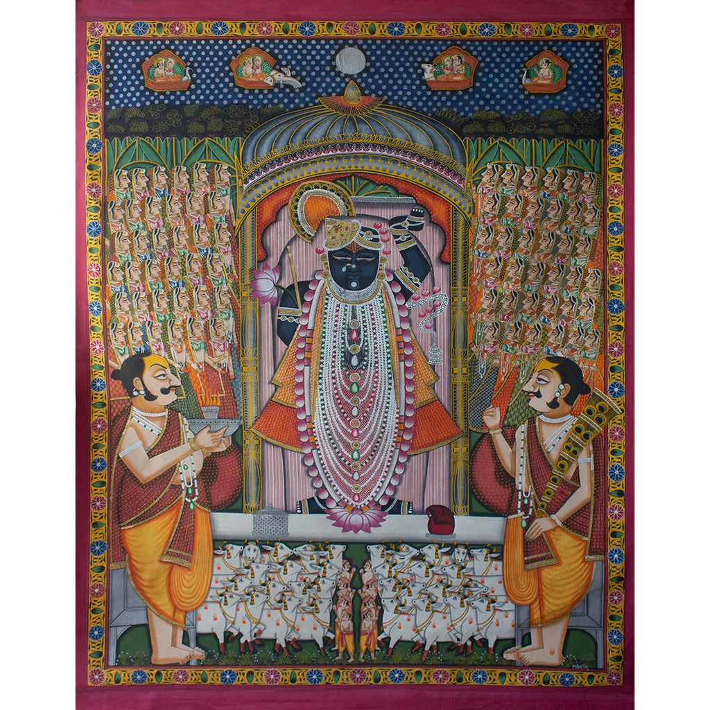 Pichwai Art - Maha Sandhya Aarti