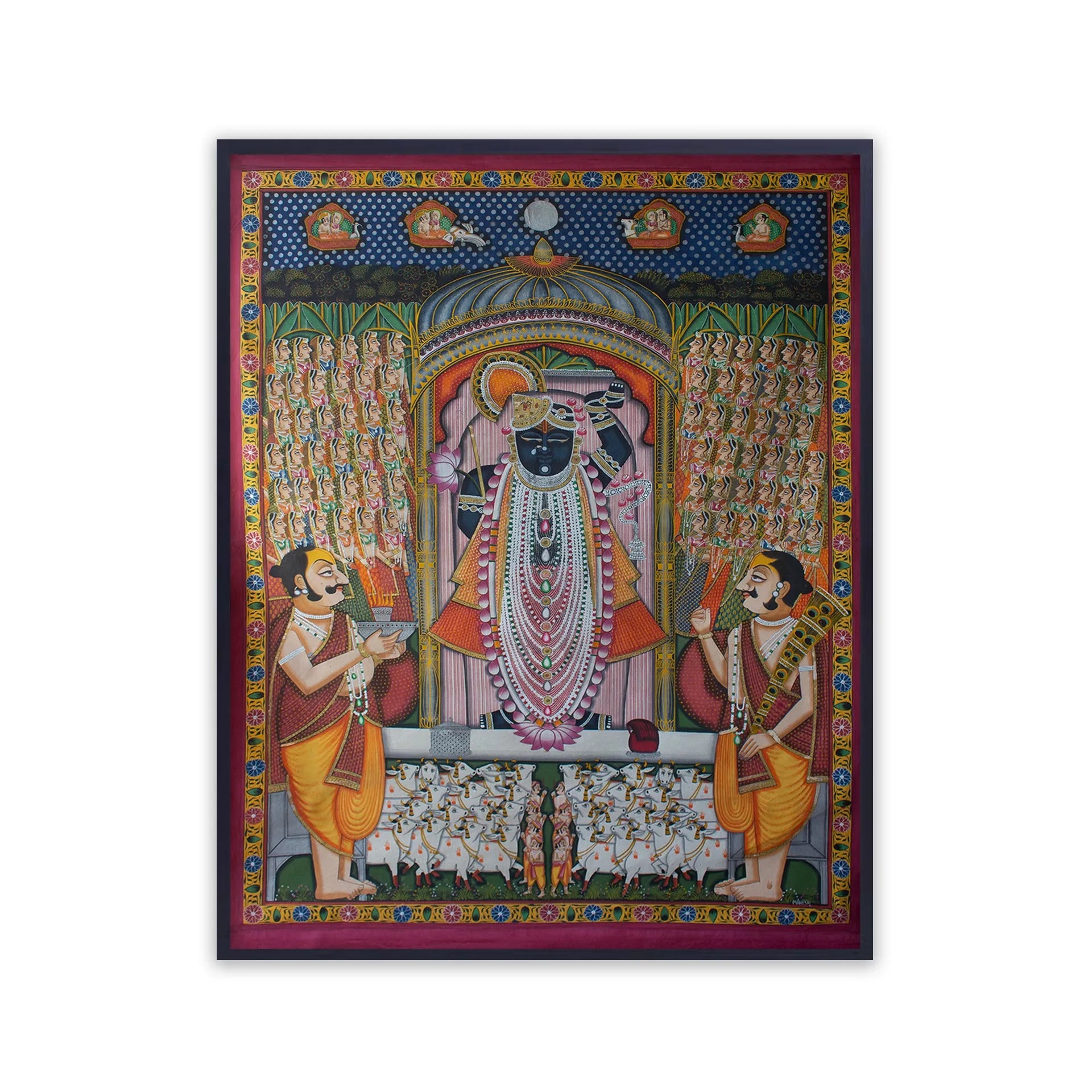 Pichwai Art - Maha Sandhya Aarti