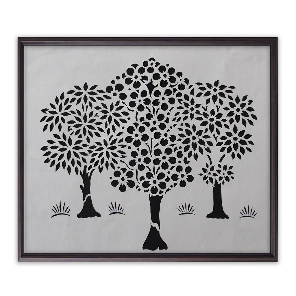 Sanjhi Art - Trees