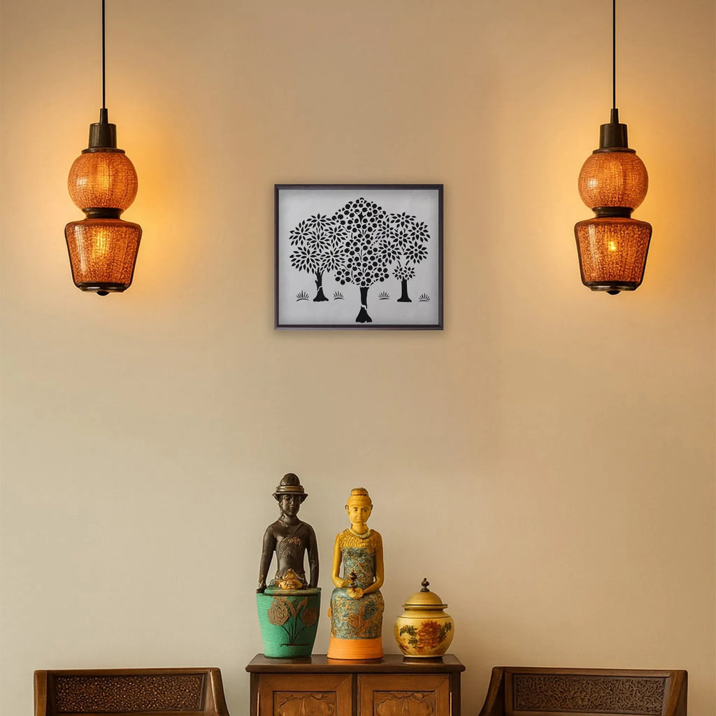 Sanjhi Art - Trees