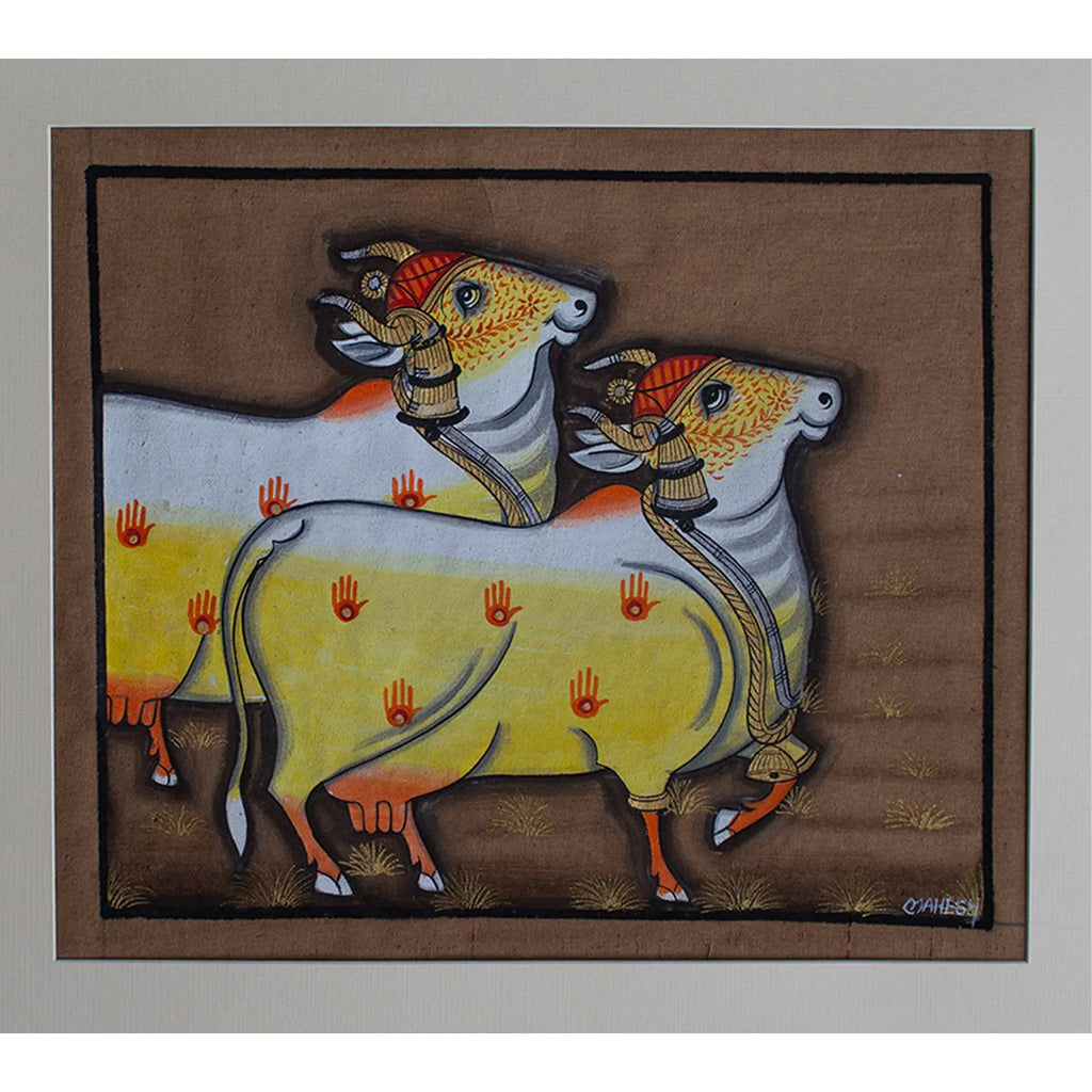 Pichwai Art - Pichwai Cow