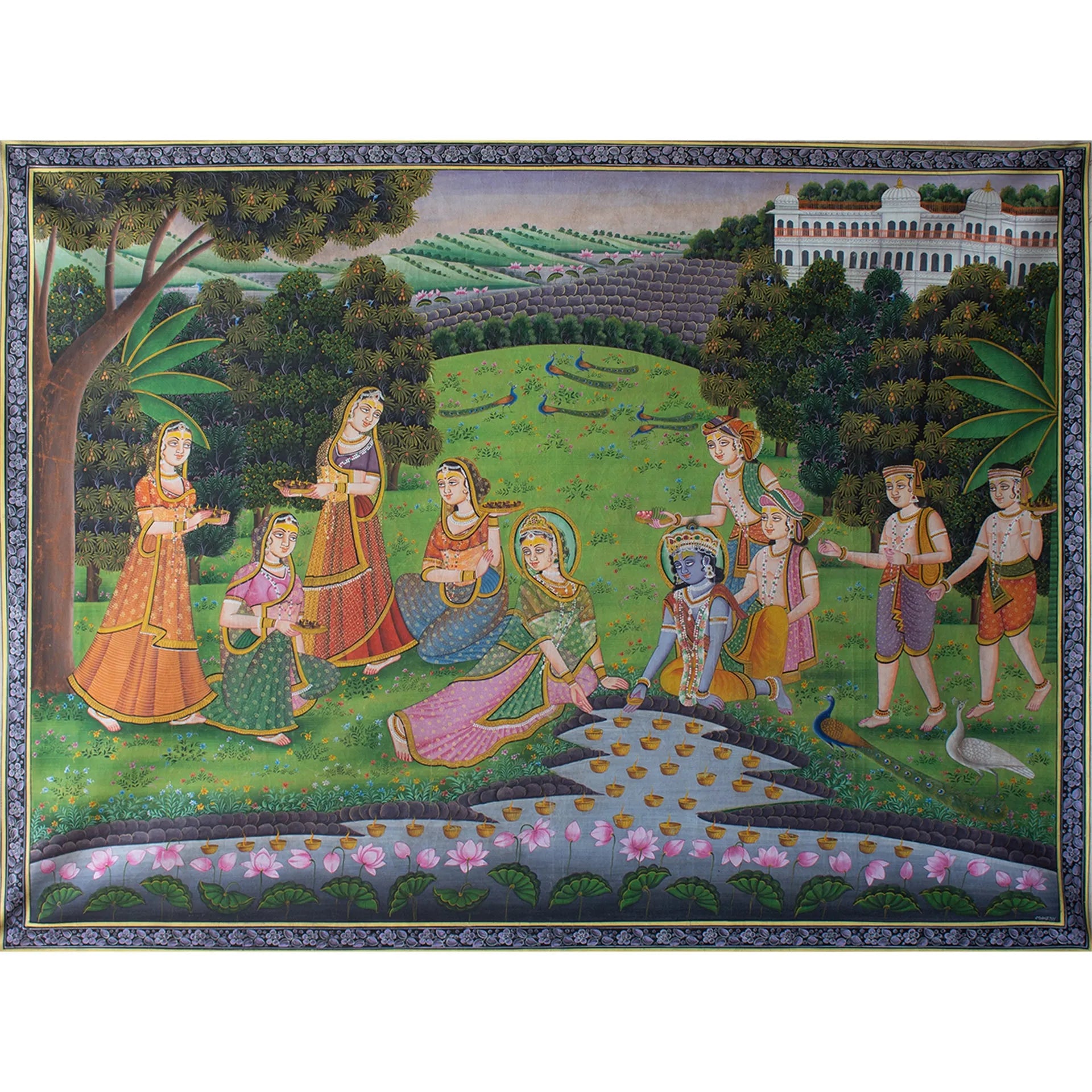Pichwai Art - Kartik Poornima Utsav