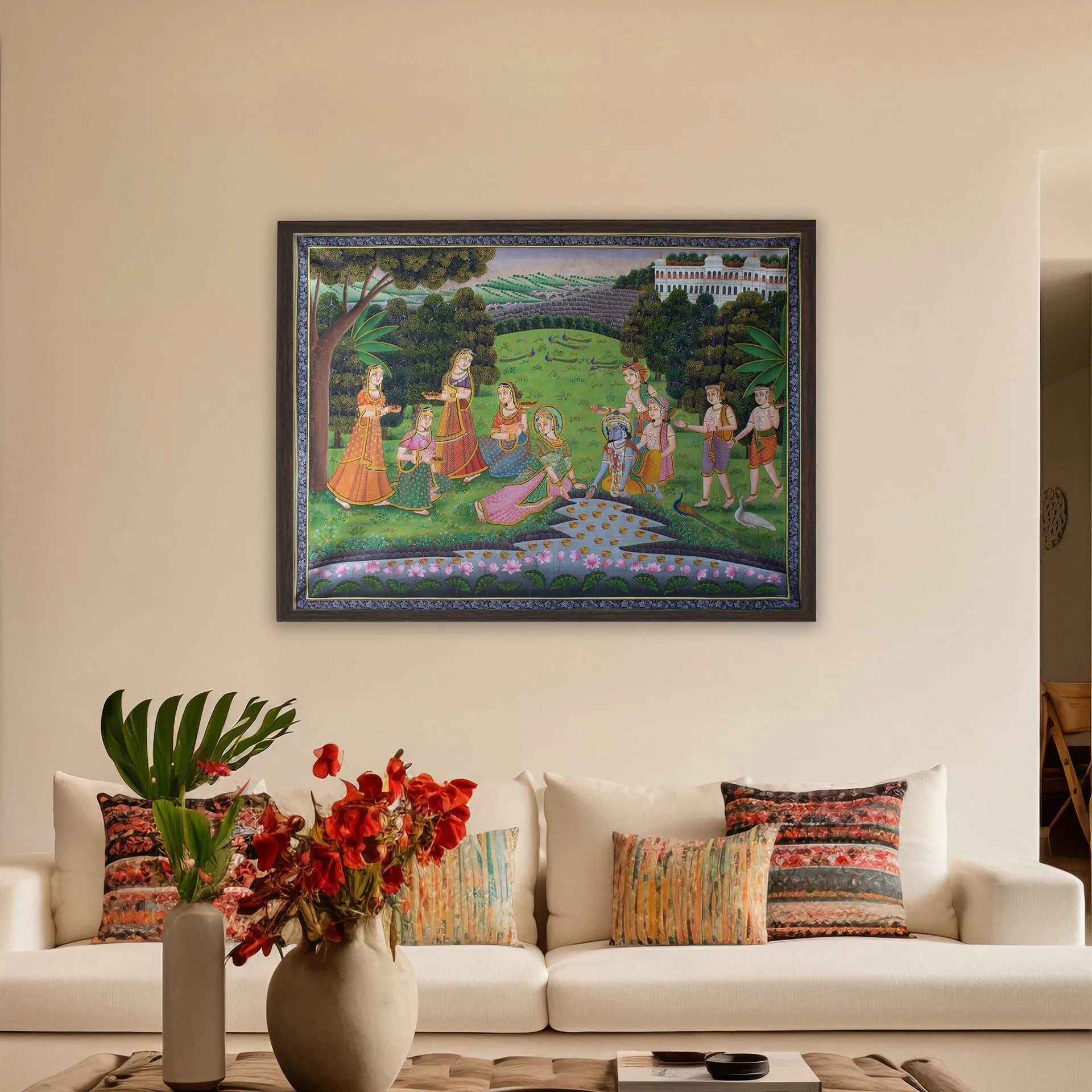 Pichwai Art - Kartik Poornima Utsav