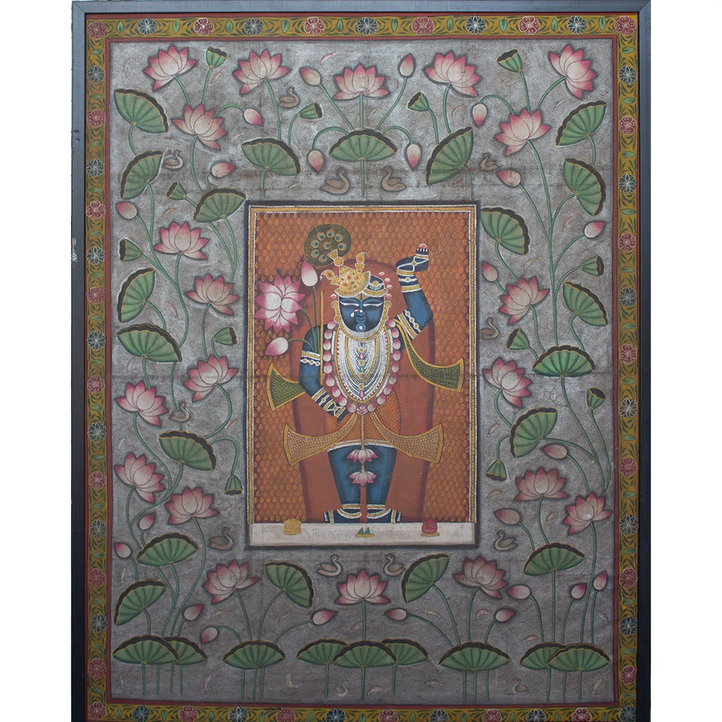 Pichwai Art - Shreenathji in Kalam Talai