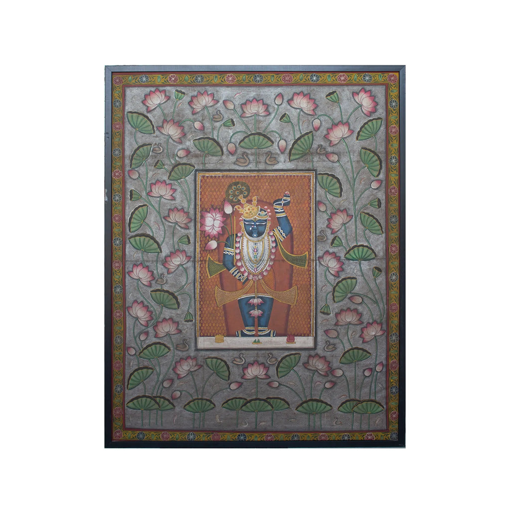 Pichwai Art - Shreenathji in Kalam Talai