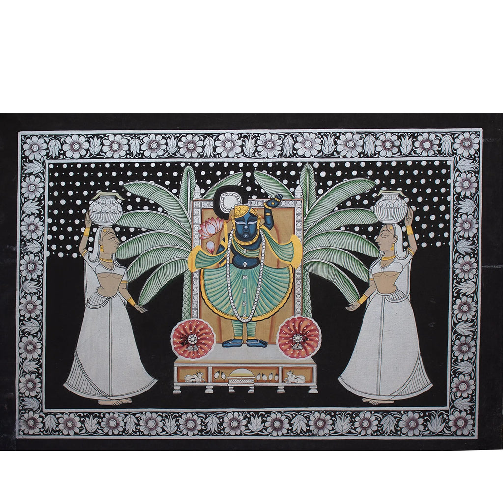 Pichwai Art - Shreenath ji Darbar