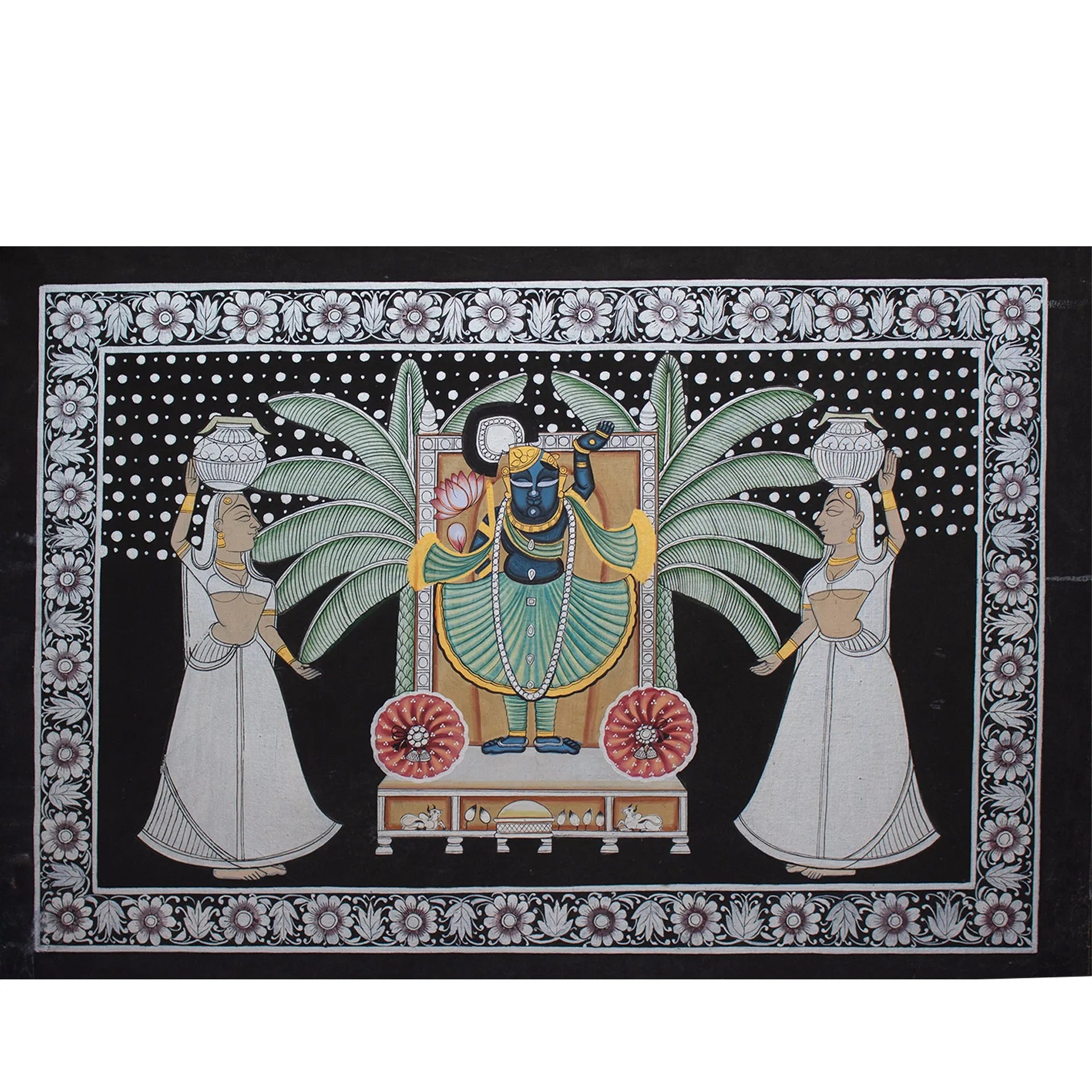 Pichwai Art - Shreenath ji Darbar