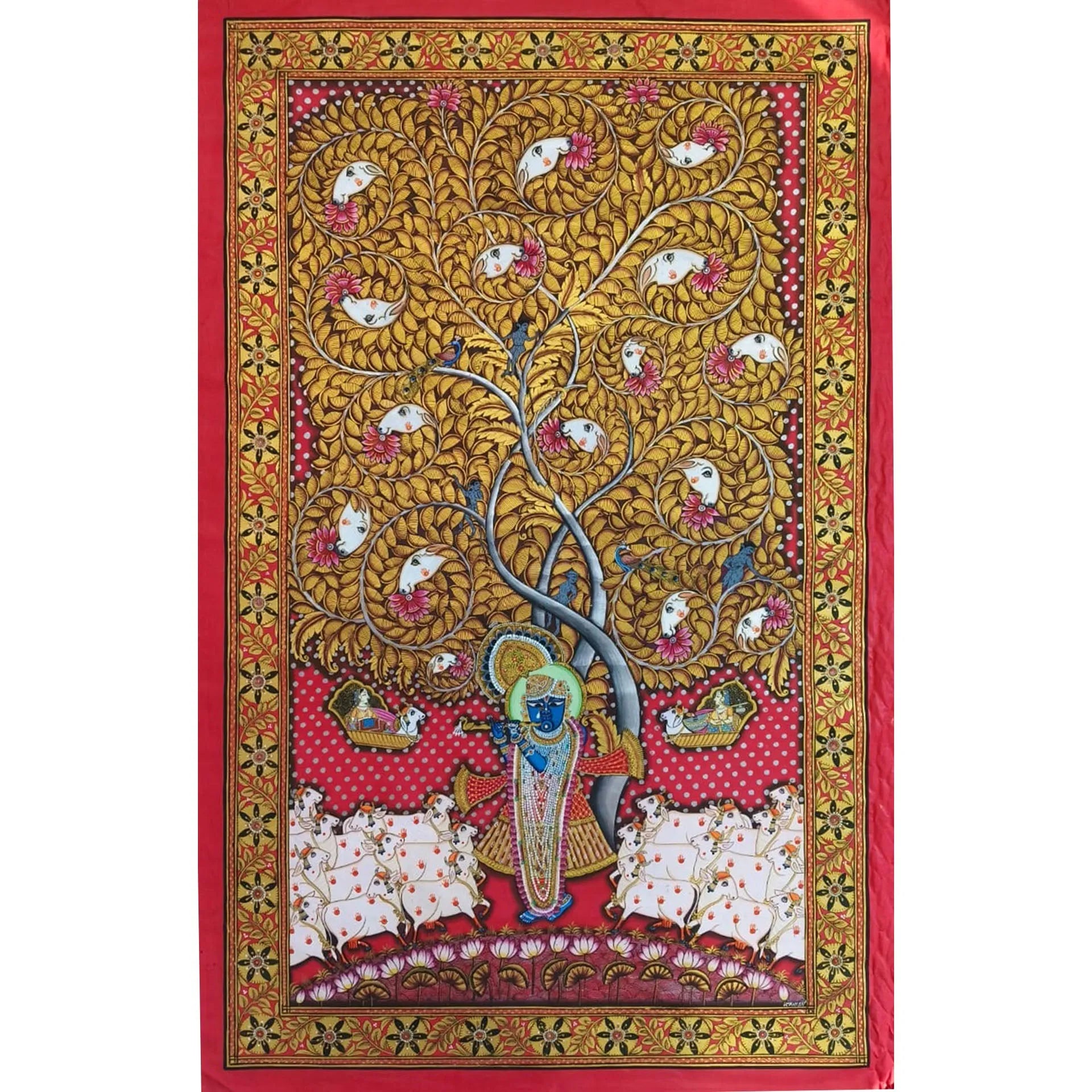 Pichwai Art - Shreenathji with tree of life