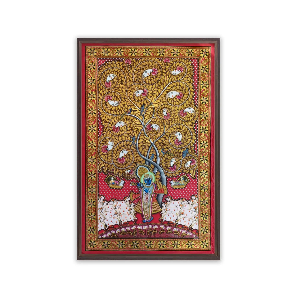 Pichwai Art - Shreenathji with tree of life