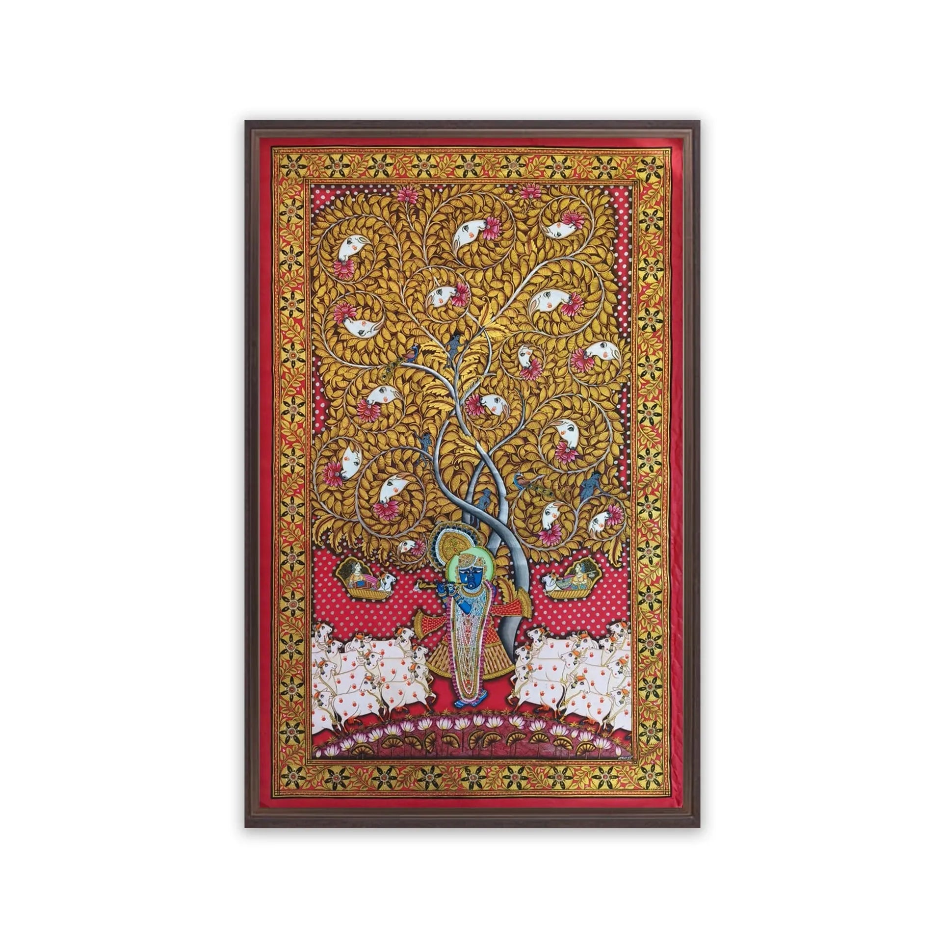 Pichwai Art - Shreenathji with tree of life