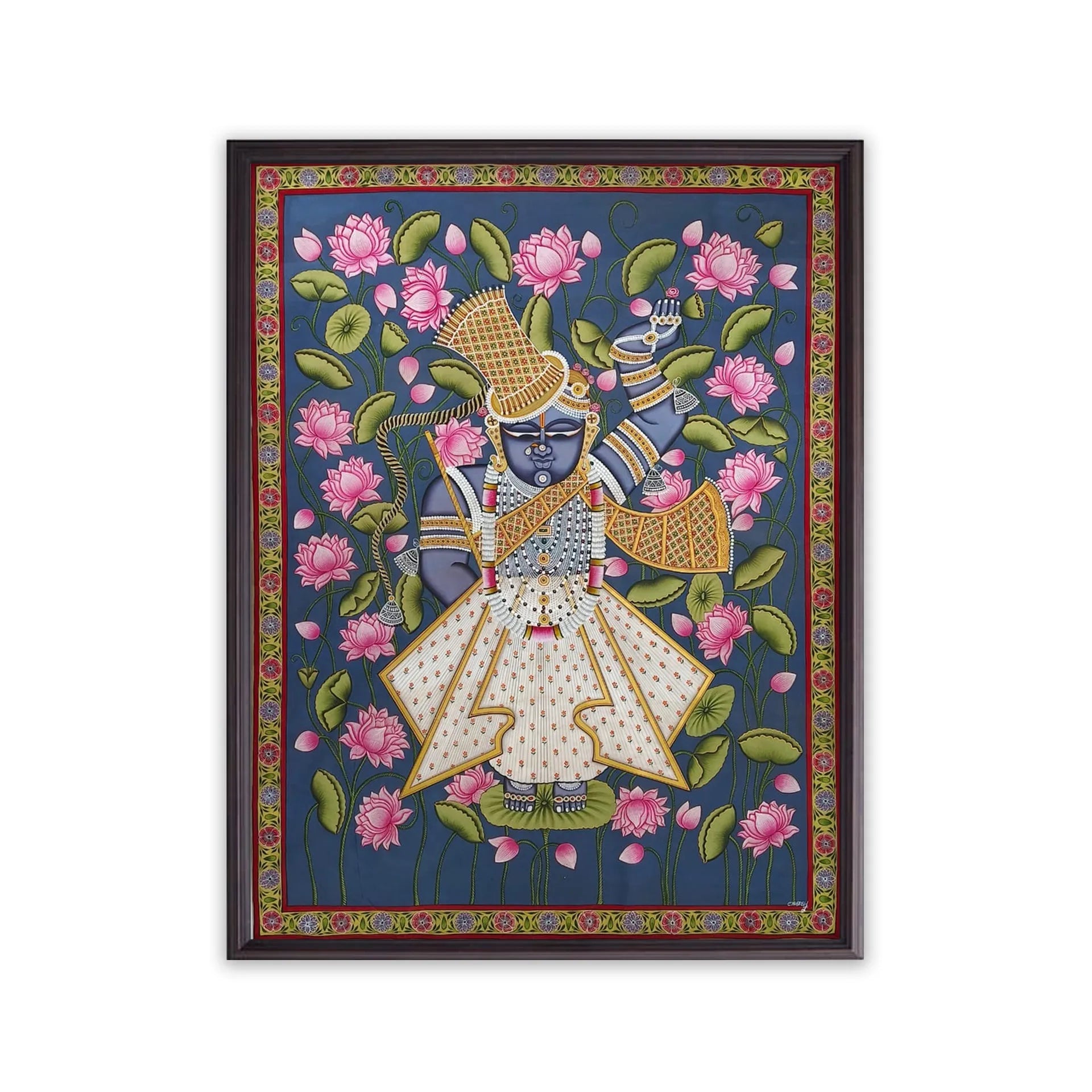 Pichwai Art - Shreenathji I kamal talai