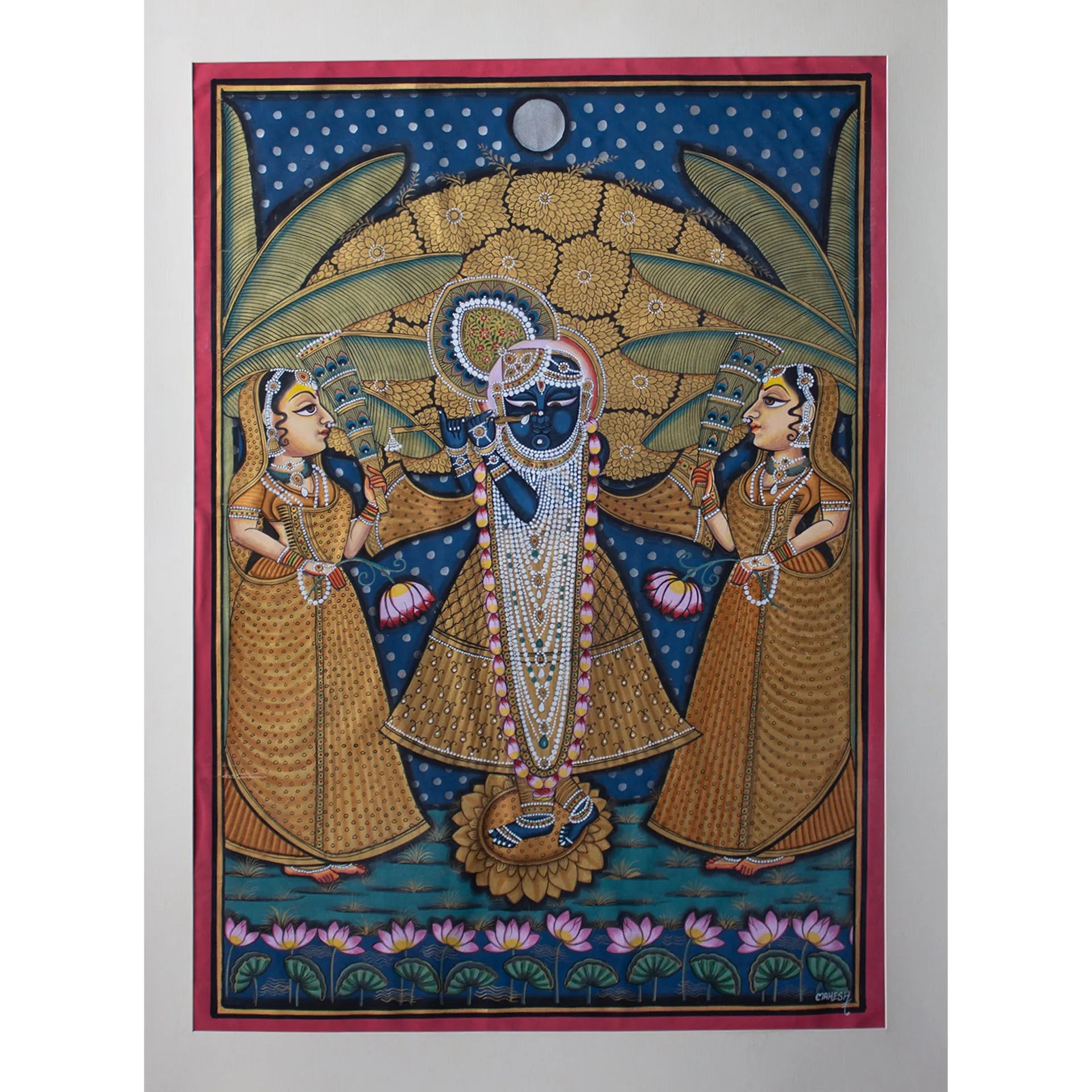 Pichwai Art - Baanke Bihari