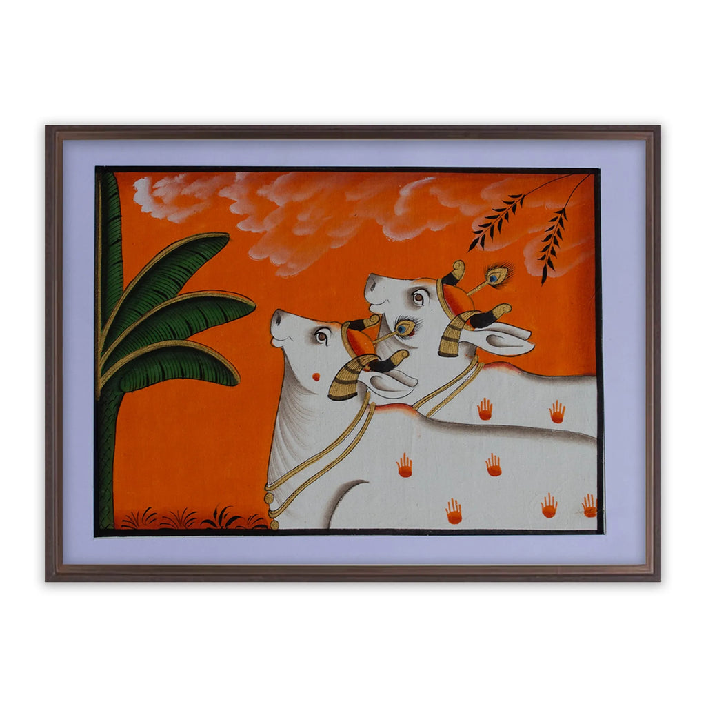 Pichwai Art - Pichwai Cow