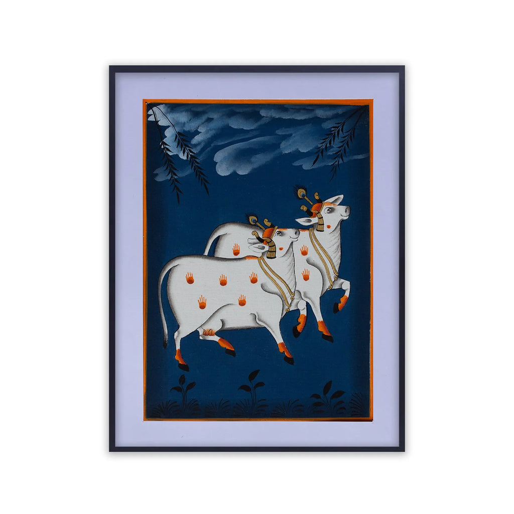 Pichwai Art - Pichwai Cow