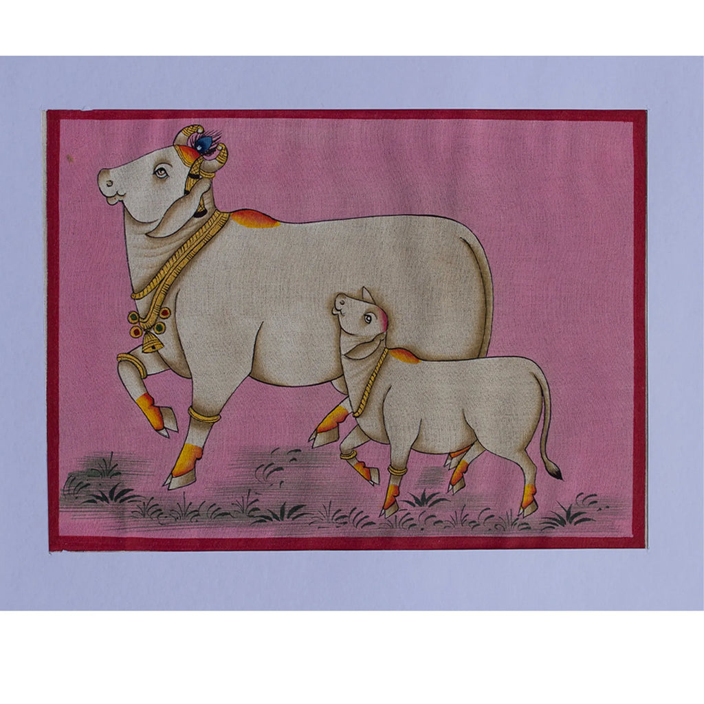Pichwai Art - Pichwai Cow