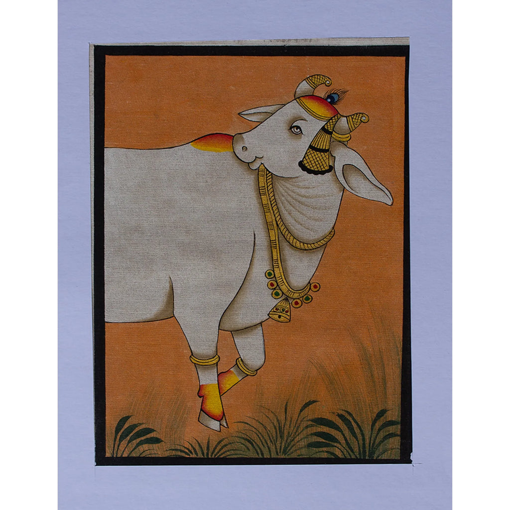 Pichwai Art - Pichwai Cow