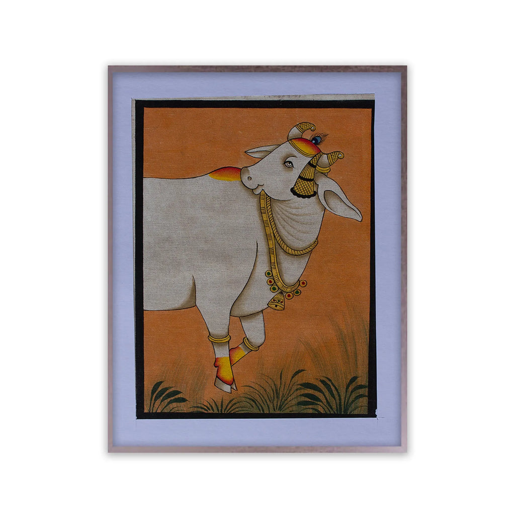 Pichwai Art - Pichwai Cow