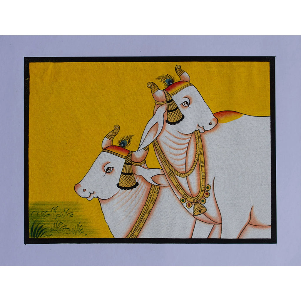 Pichwai Art - Pichwai Cow