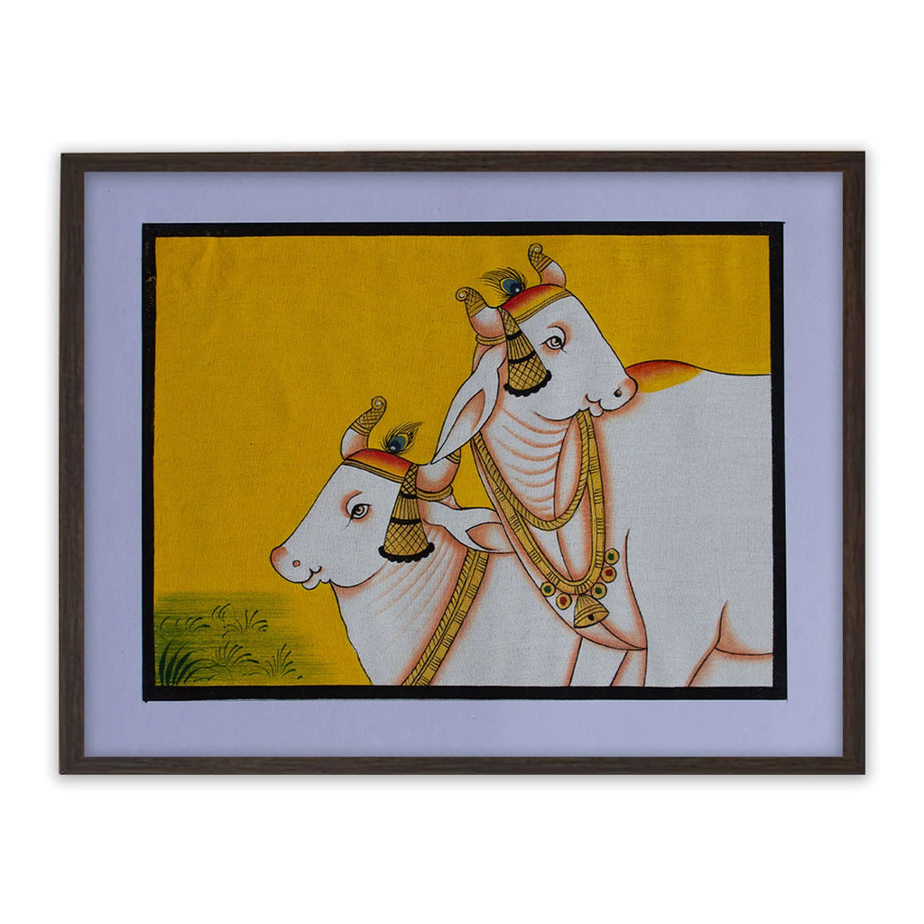 Pichwai Art - Pichwai Cow